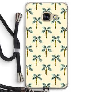 CaseCompany Paradise: Samsung Galaxy A3 (2016) Transparant Hoesje met koord
