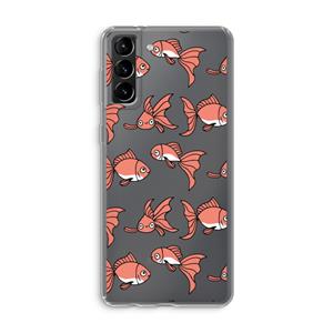 CaseCompany Blub: Samsung Galaxy S21 Plus Transparant Hoesje