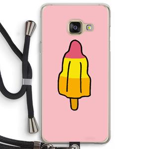 CaseCompany Raketijsje: Samsung Galaxy A3 (2016) Transparant Hoesje met koord