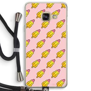 CaseCompany Waterijsjes: Samsung Galaxy A3 (2016) Transparant Hoesje met koord