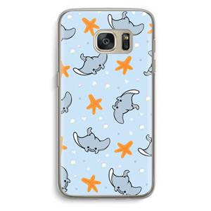 CaseCompany Manta: Samsung Galaxy S7 Transparant Hoesje