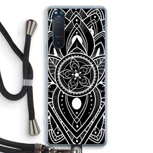 CaseCompany It's Complicated: Sony Xperia 5 II Transparant Hoesje met koord