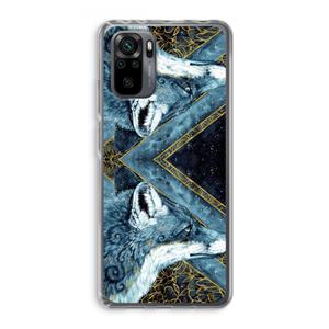 CaseCompany Golden Fox: Xiaomi Redmi Note 10 Pro Transparant Hoesje