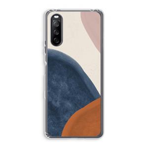 CaseCompany Geo #1: Sony Xperia 10 III Transparant Hoesje