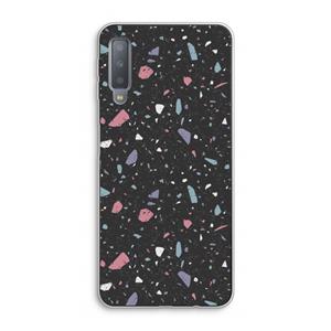 CaseCompany Terrazzo N°16: Samsung Galaxy A7 (2018) Transparant Hoesje