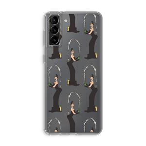 CaseCompany Pop Some Kim: Samsung Galaxy S21 Plus Transparant Hoesje