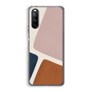 CaseCompany Geo #2: Sony Xperia 10 III Transparant Hoesje