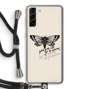 CaseCompany Good or bad: Samsung Galaxy S21 Plus Transparant Hoesje met koord