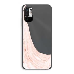 CaseCompany Peach bath: Xiaomi Redmi Note 10 5G Transparant Hoesje