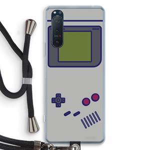 CaseCompany Game On: Sony Xperia 5 II Transparant Hoesje met koord