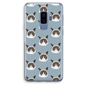 CaseCompany It's a Purrr Case: Samsung Galaxy S9 Plus Transparant Hoesje