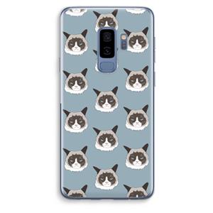 CaseCompany It's a Purrr Case: Samsung Galaxy S9 Plus Transparant Hoesje