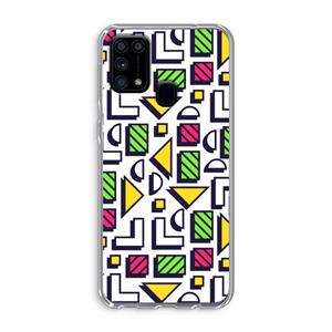 CaseCompany 8-bit N°4: Samsung Galaxy M31 Transparant Hoesje