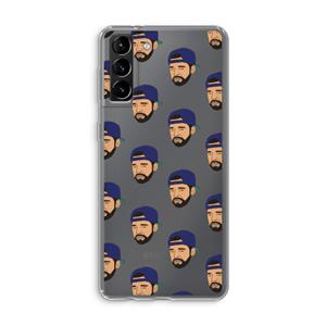 CaseCompany Drake Away: Samsung Galaxy S21 Plus Transparant Hoesje