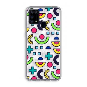 CaseCompany 8-bit N°6: Samsung Galaxy M31 Transparant Hoesje