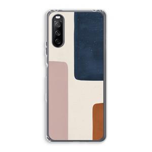 CaseCompany Geo #5: Sony Xperia 10 III Transparant Hoesje