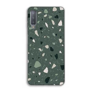 CaseCompany Terrazzo N°19: Samsung Galaxy A7 (2018) Transparant Hoesje