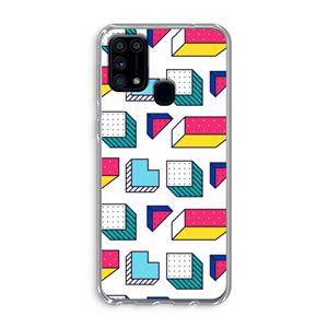 CaseCompany 8-bit N°7: Samsung Galaxy M31 Transparant Hoesje