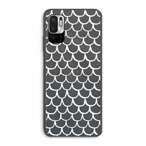 CaseCompany Dakpannetjes: Xiaomi Redmi Note 10 5G Transparant Hoesje