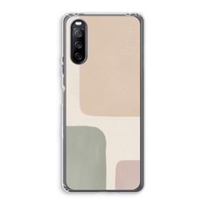 CaseCompany Geo #7: Sony Xperia 10 III Transparant Hoesje