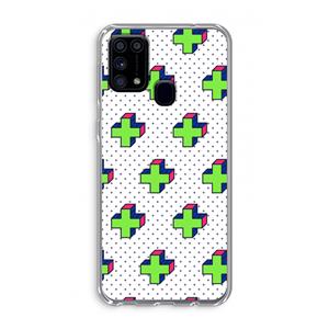 CaseCompany 8-bit N°10: Samsung Galaxy M31 Transparant Hoesje