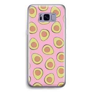 CaseCompany Dancing avocados: Samsung Galaxy S8 Transparant Hoesje