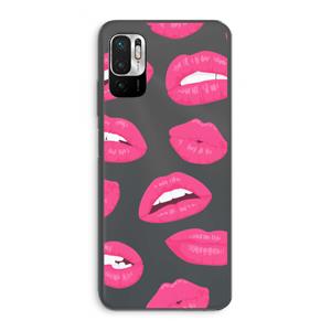 CaseCompany Bite my lip: Xiaomi Redmi Note 10 5G Transparant Hoesje