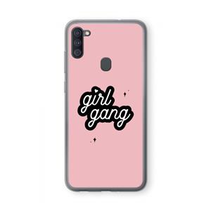 CaseCompany Girl Gang: Samsung Galaxy A11 Transparant Hoesje