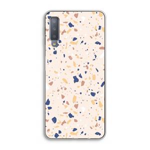 CaseCompany Terrazzo N°23: Samsung Galaxy A7 (2018) Transparant Hoesje