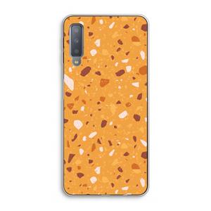 CaseCompany Terrazzo N°24: Samsung Galaxy A7 (2018) Transparant Hoesje