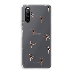 CaseCompany Dancing #1: Sony Xperia 10 III Transparant Hoesje