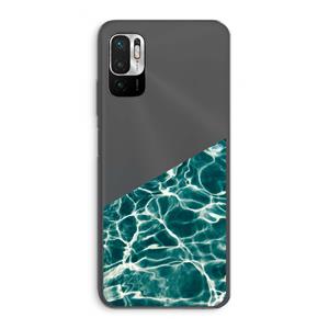 CaseCompany Weerkaatsing water: Xiaomi Redmi Note 10 5G Transparant Hoesje
