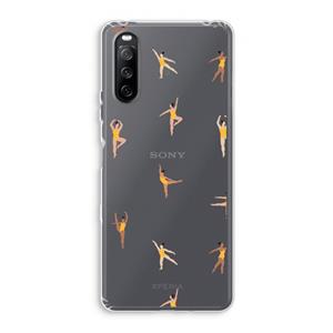 CaseCompany Dans #2: Sony Xperia 10 III Transparant Hoesje