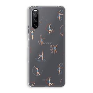 CaseCompany Dancing #3: Sony Xperia 10 III Transparant Hoesje