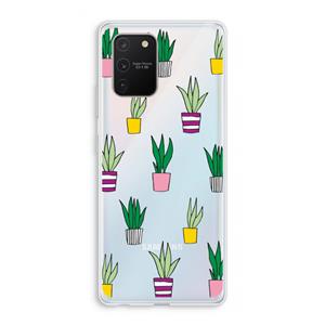 CaseCompany Sanseveria: Samsung Galaxy S10 Lite Transparant Hoesje