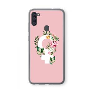 CaseCompany Venus: Samsung Galaxy A11 Transparant Hoesje