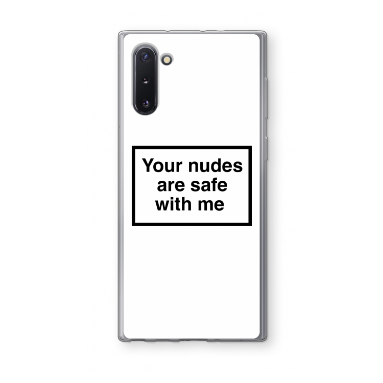 CaseCompany Safe with me: Samsung Galaxy Note 10 Transparant Hoesje
