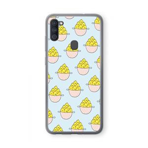 CaseCompany Citroenen: Samsung Galaxy A11 Transparant Hoesje