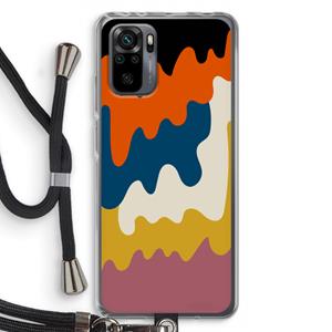 CaseCompany Baar A: Xiaomi Redmi Note 10 Pro Transparant Hoesje met koord