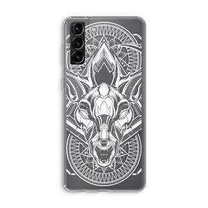 CaseCompany Oh Deer: Samsung Galaxy S21 Plus Transparant Hoesje