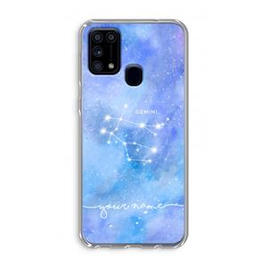 CaseCompany Sterrenbeeld - Licht: Samsung Galaxy M31 Transparant Hoesje