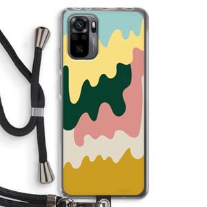 CaseCompany Baar B: Xiaomi Redmi Note 10 Pro Transparant Hoesje met koord