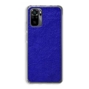 CaseCompany Majorelle Blue: Xiaomi Redmi Note 10 Pro Transparant Hoesje