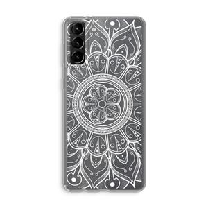 CaseCompany Roses Are Red: Samsung Galaxy S21 Plus Transparant Hoesje