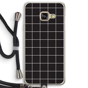 CaseCompany Rooster 2: Samsung Galaxy A3 (2016) Transparant Hoesje met koord