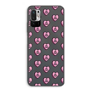 CaseCompany GIRL POWER: Xiaomi Redmi Note 10 5G Transparant Hoesje