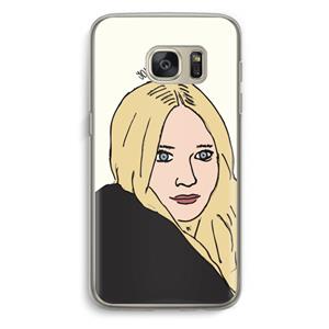 CaseCompany Ashley: Samsung Galaxy S7 Transparant Hoesje