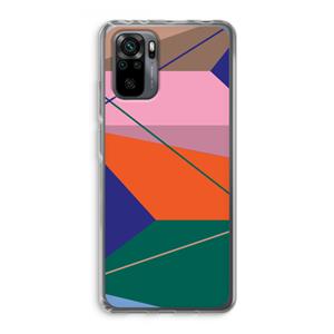 CaseCompany Gestalte 1: Xiaomi Redmi Note 10 Pro Transparant Hoesje