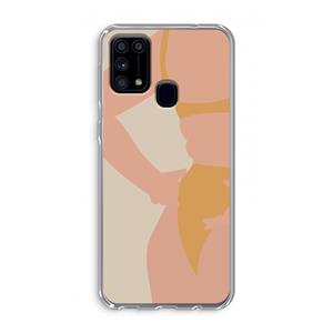 CaseCompany Bikini body: Samsung Galaxy M31 Transparant Hoesje