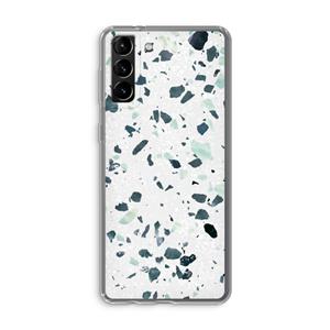 CaseCompany Terrazzo N°2: Samsung Galaxy S21 Plus Transparant Hoesje
